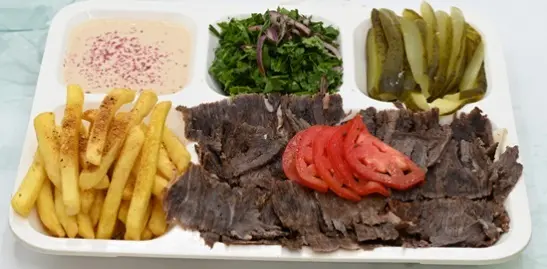 Meat Shawarma Plate Farrt